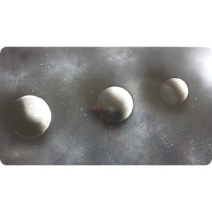 3 Moons - Three Moons align to their Gas Giant in the Cygnus Constellation.
