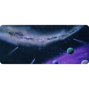 Heaven View - Planets in an outlying system have a magnificent view of its galaxy as comets stream inward toward their parent stars.
